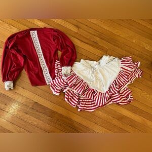 Persnickety Christmas outfit sz 10/12